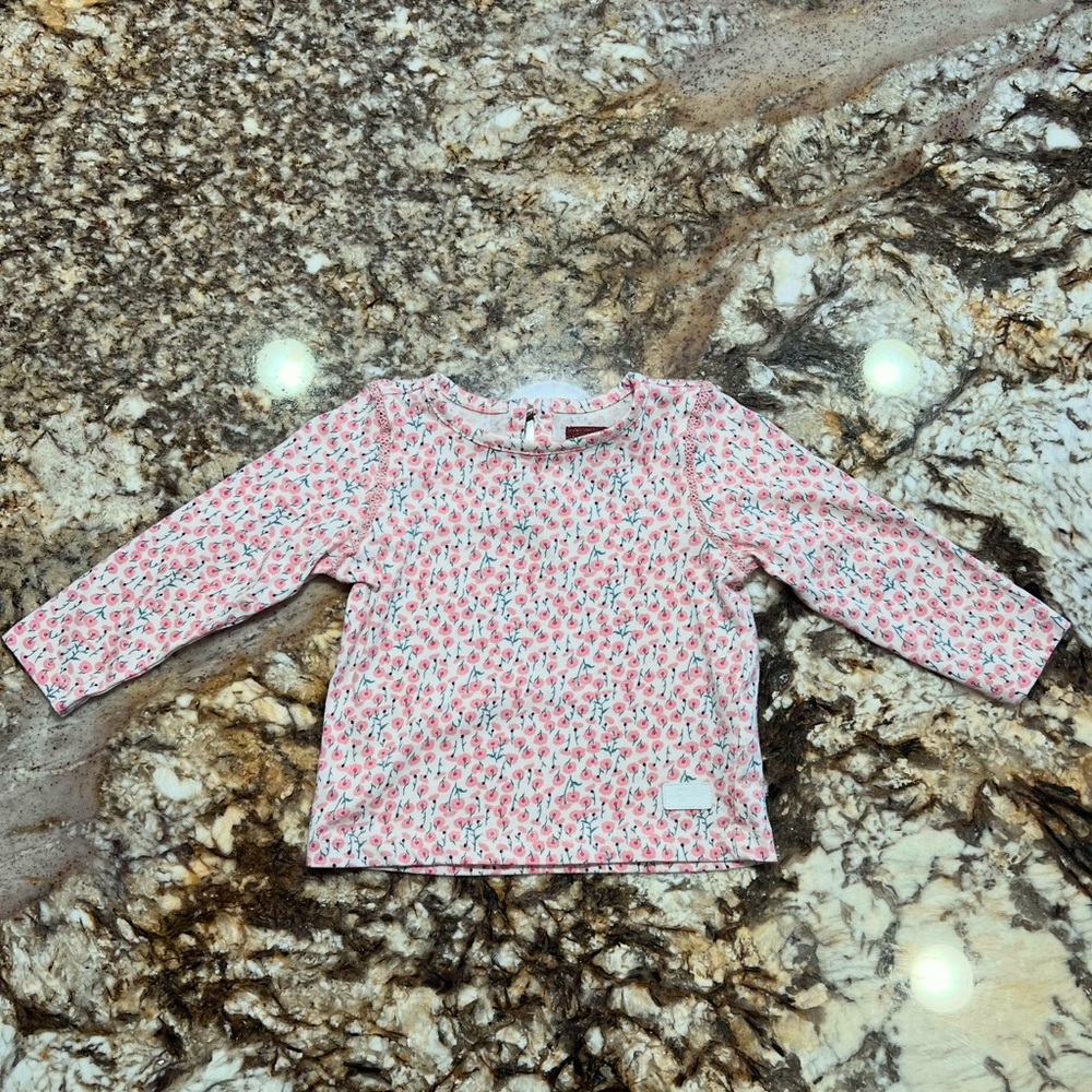 7 For All Mankind Floral Long Sleeve